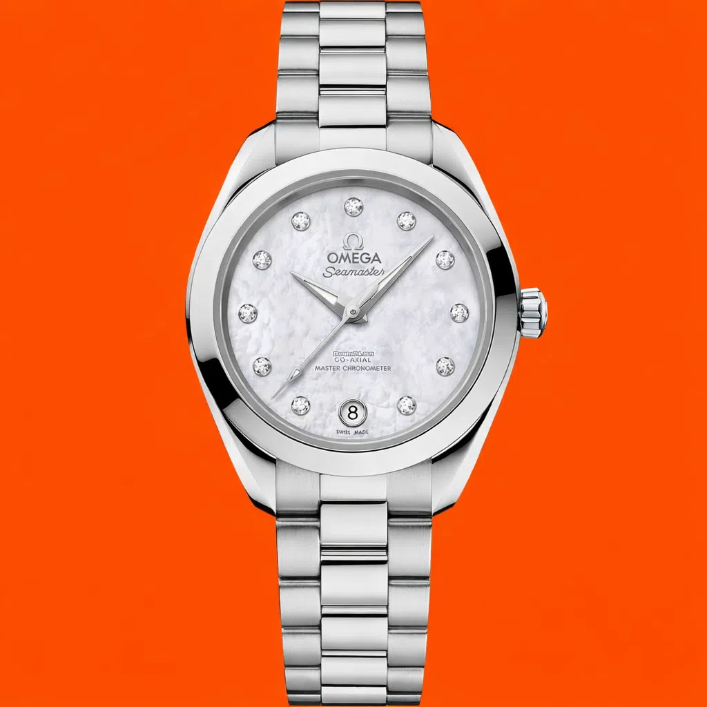 Omega Seamaster Quartz Diamond Dial 30mm