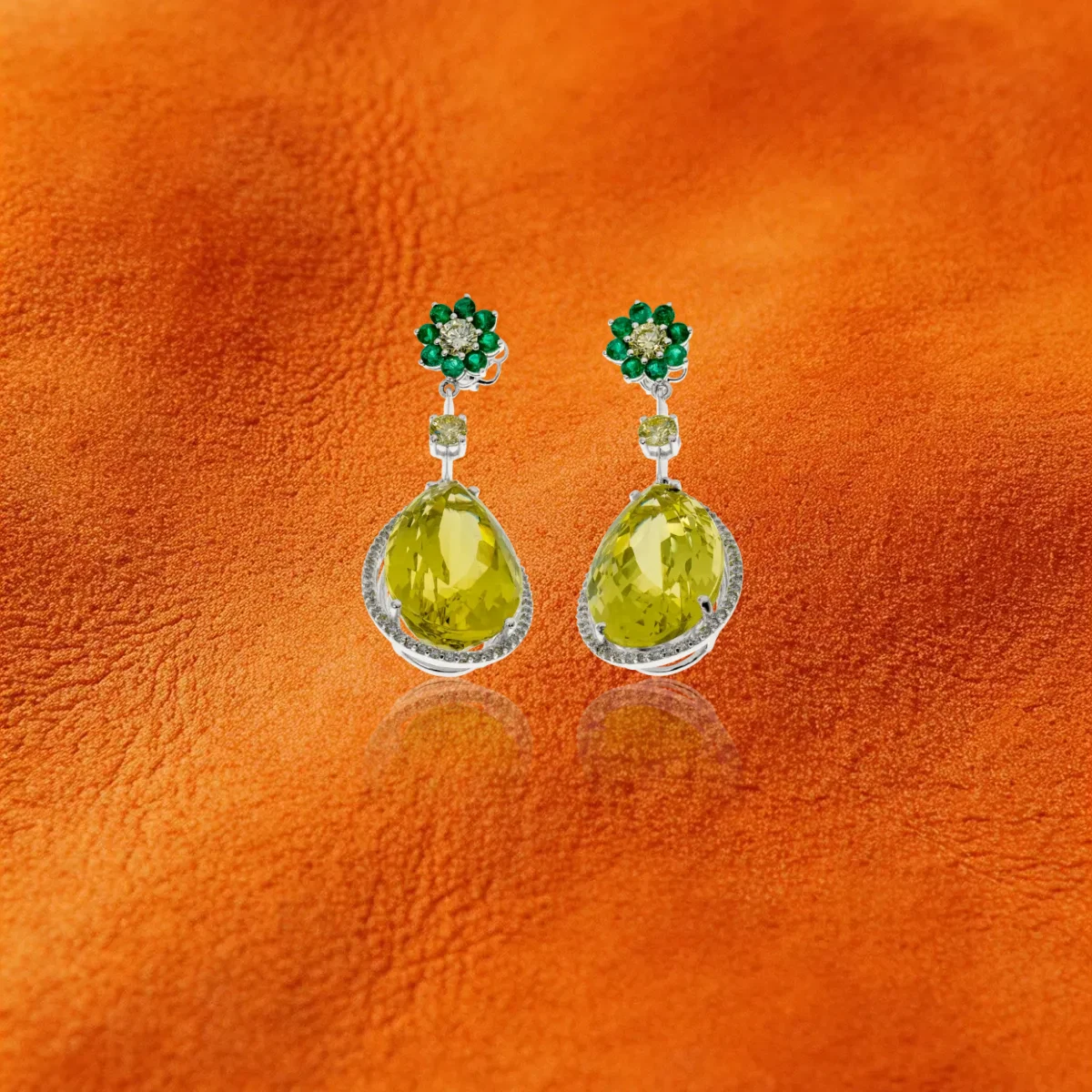 Lemon Quartz Earrings