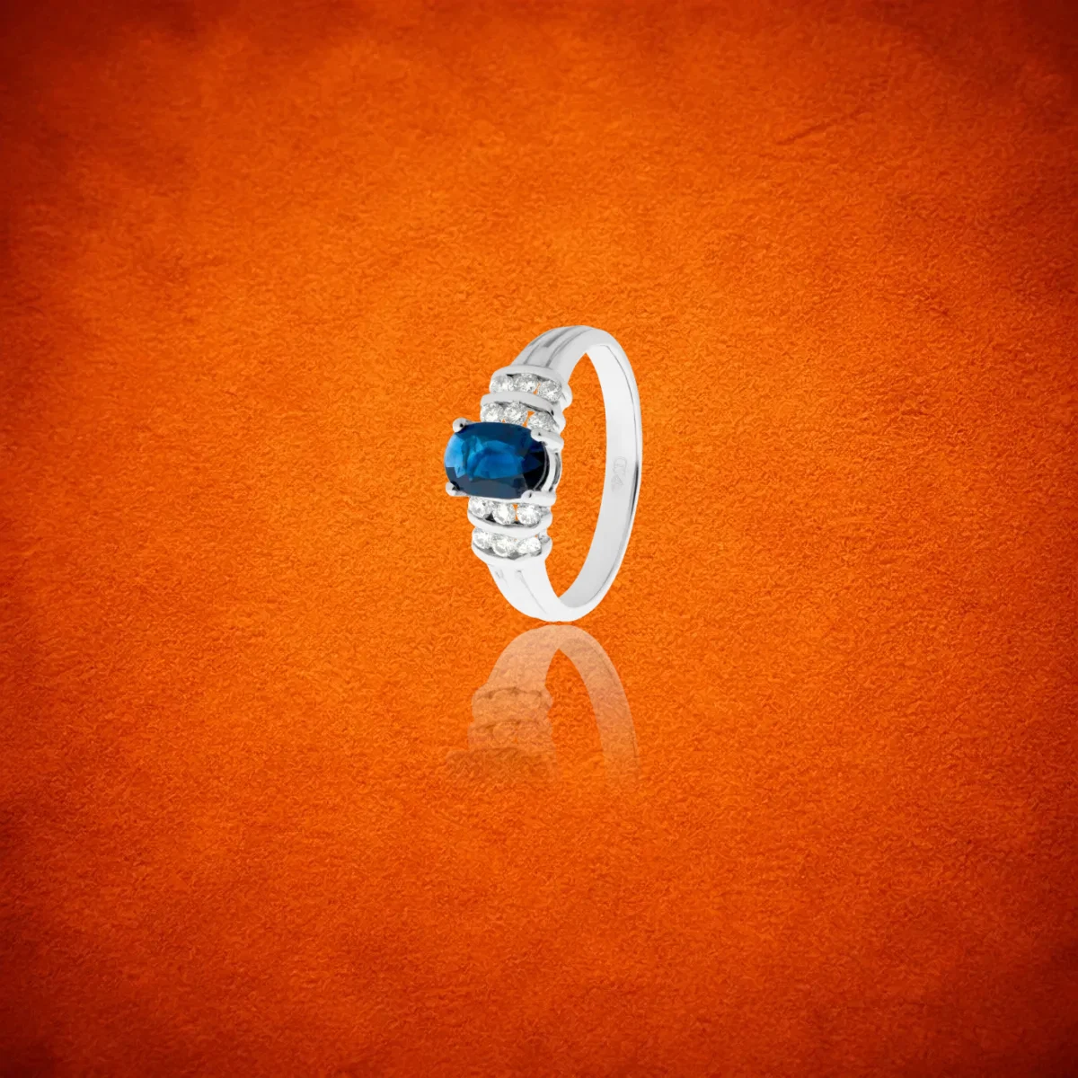 Sapphire And Diamond Ring
