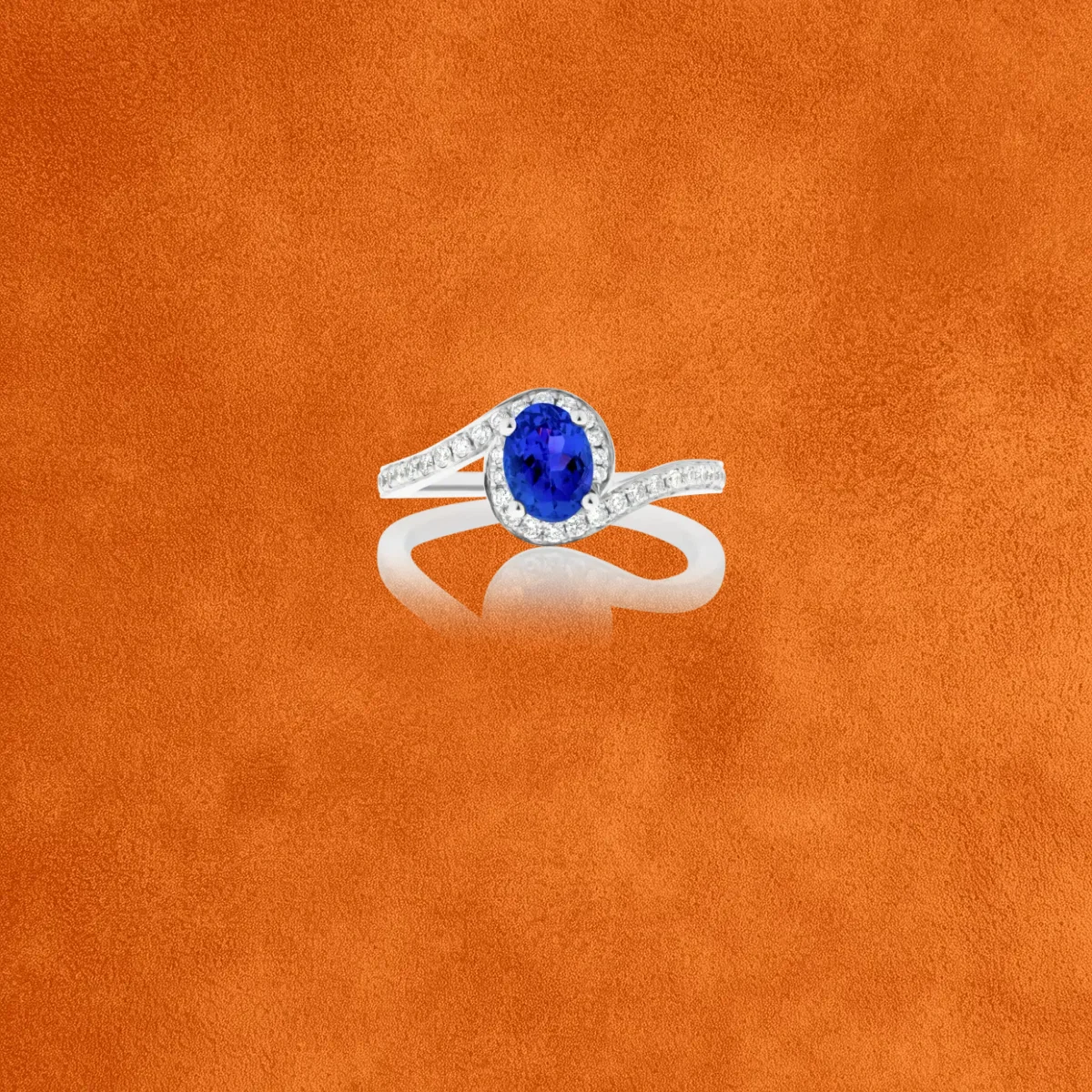 Tanzanite And Diamond Ring