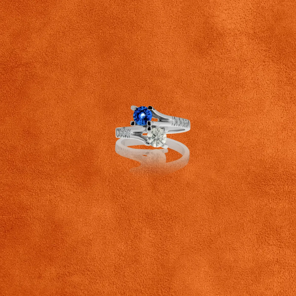 Sapphire And Diamond Ring