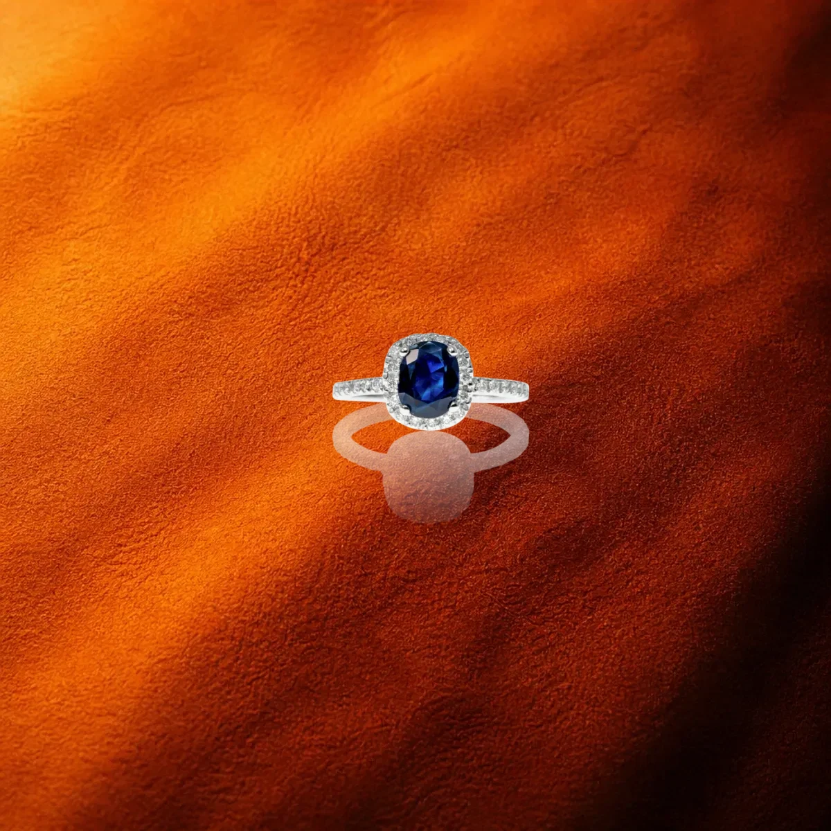Sapphire And Diamond Ring