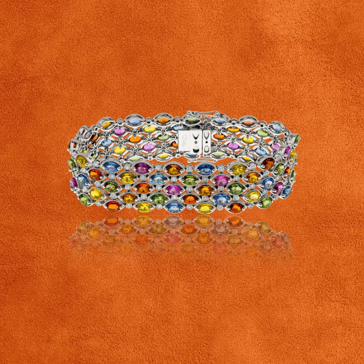 Multicolour Sapphire Bracelet