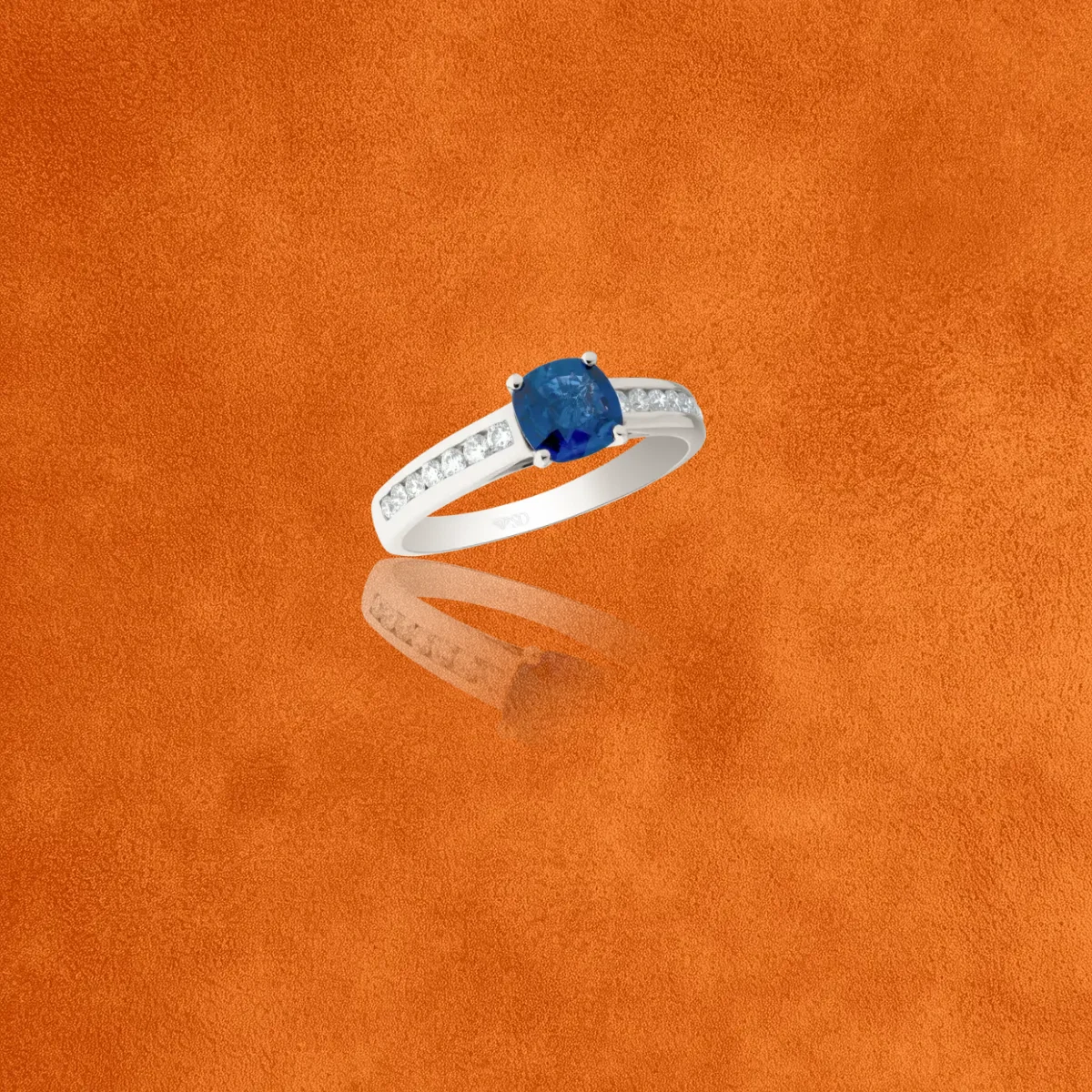 Sapphire And Diamond Ring