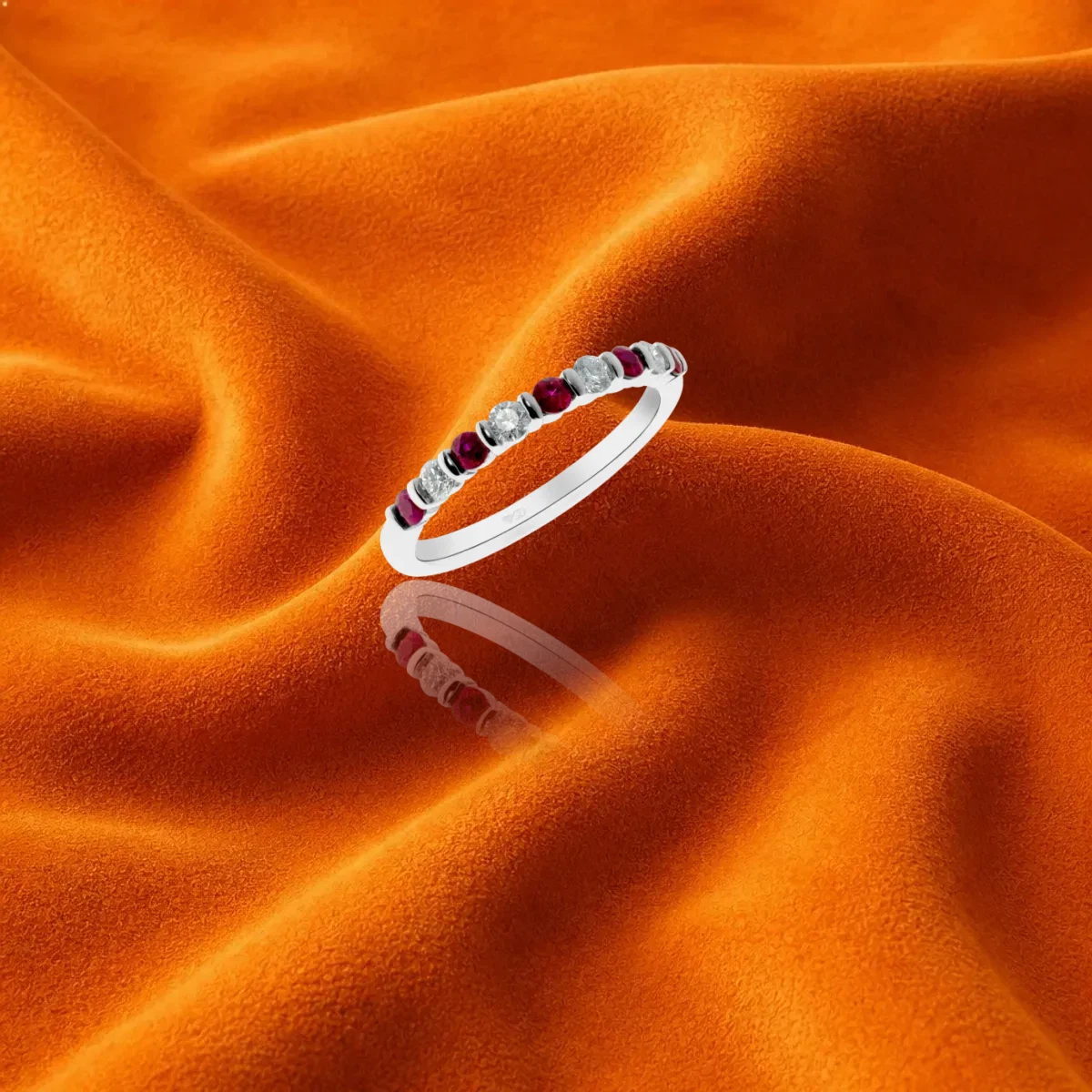 Diamond And Ruby Ring
