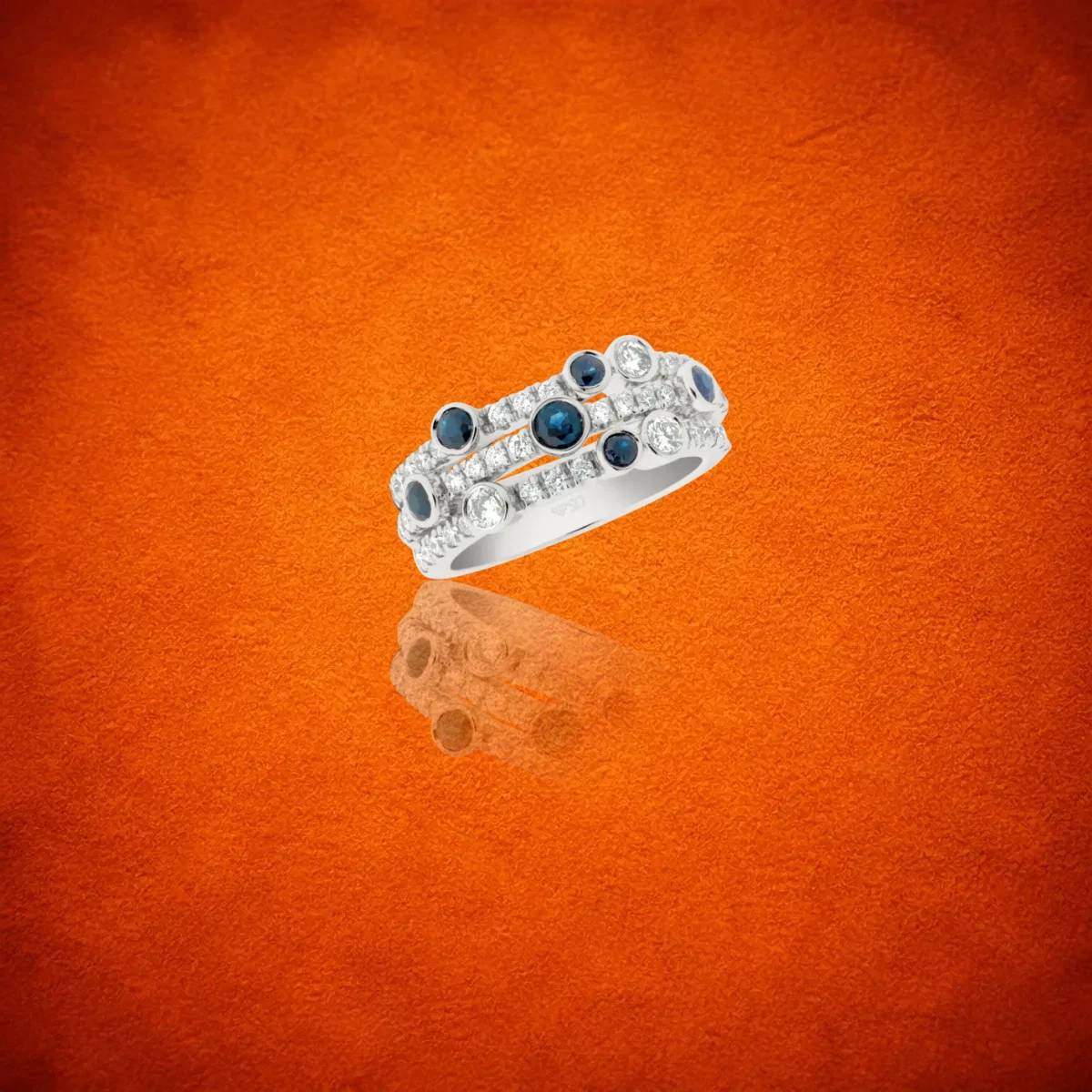 Sapphire And Diamond Ring
