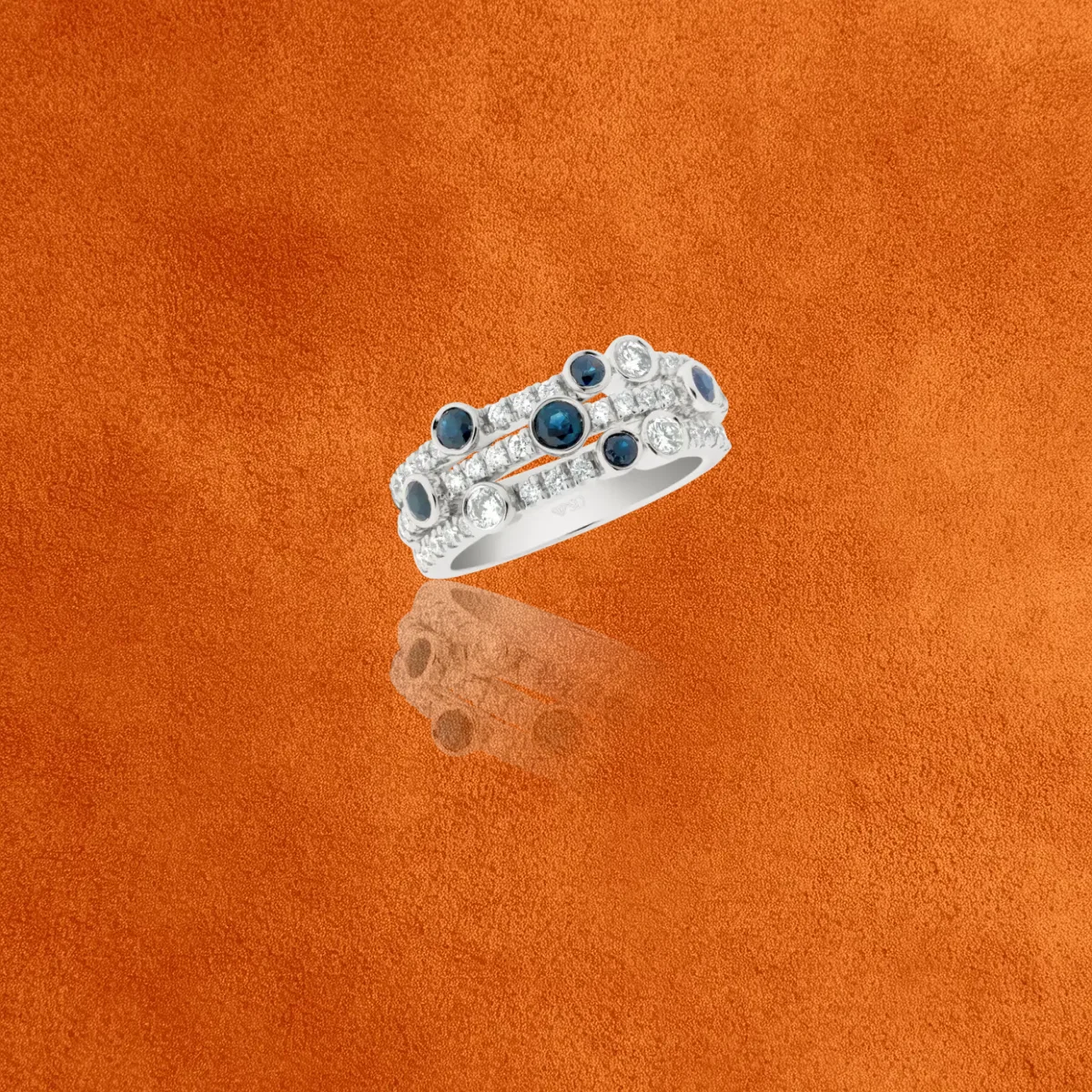 Sapphire And Diamond Ring