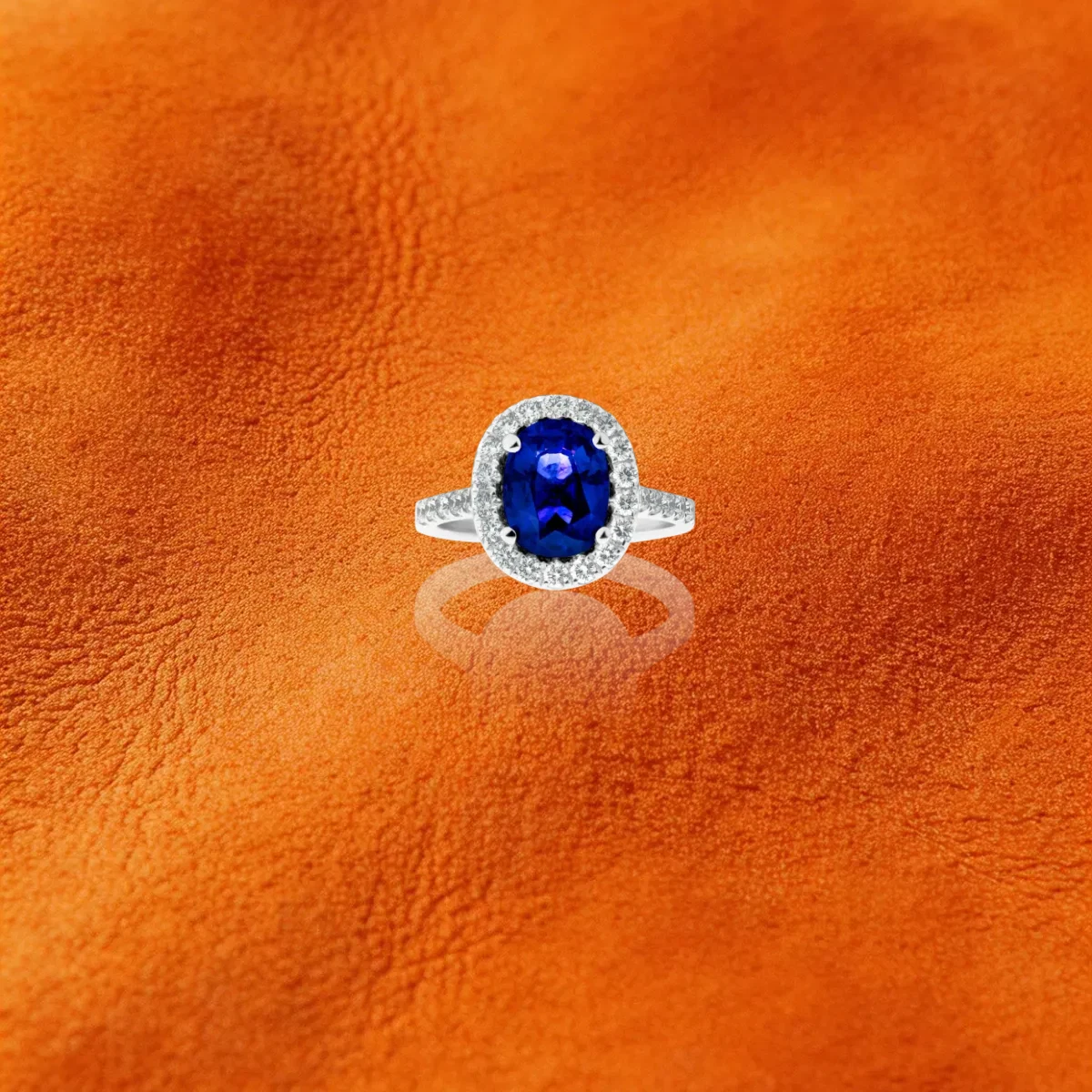 Sapphire And Diamond Ring