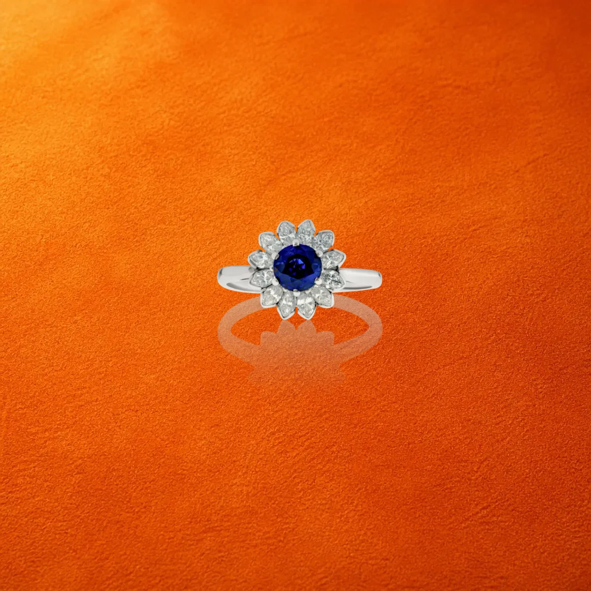 Sapphire And Diamond Ring