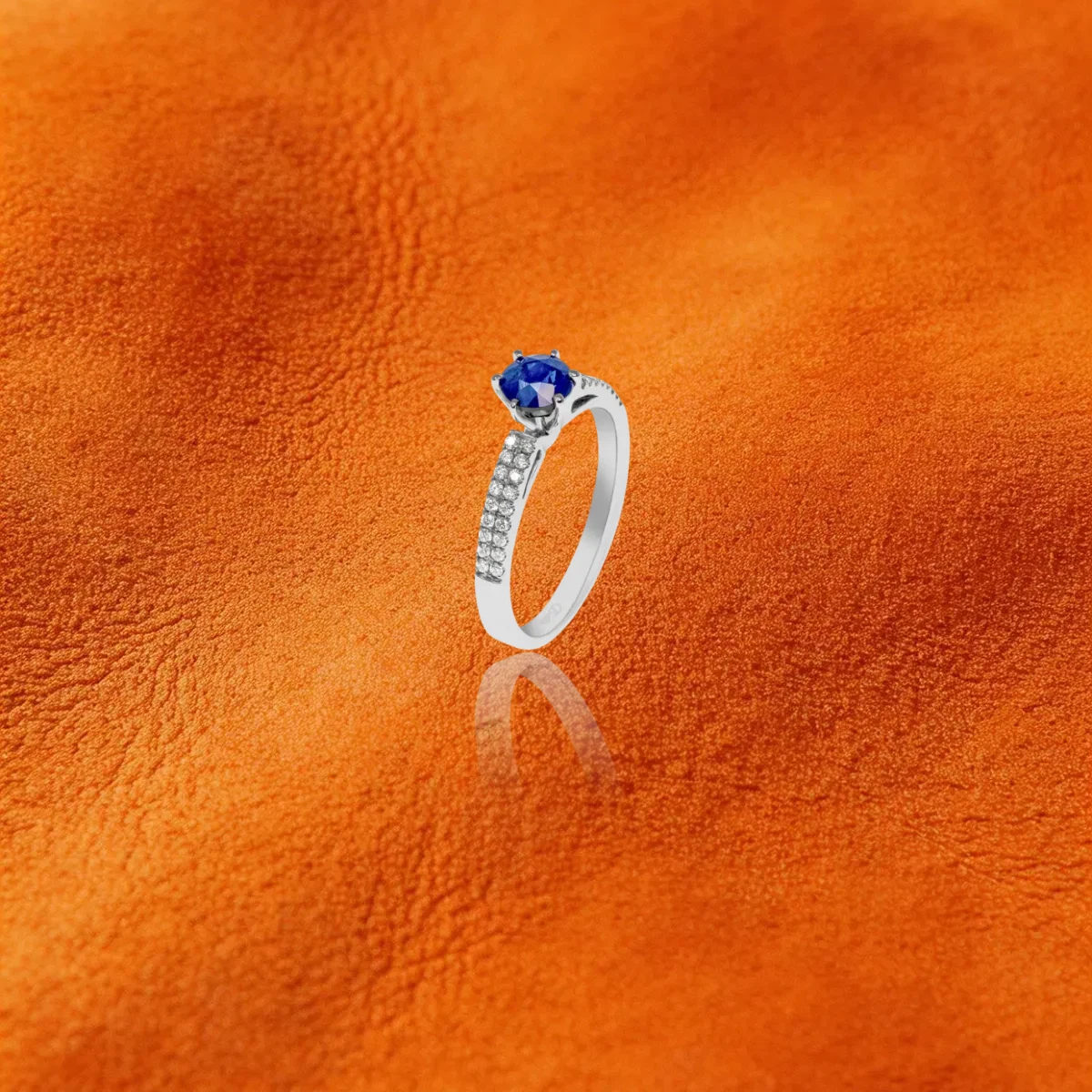 Sapphire And Diamond Ring