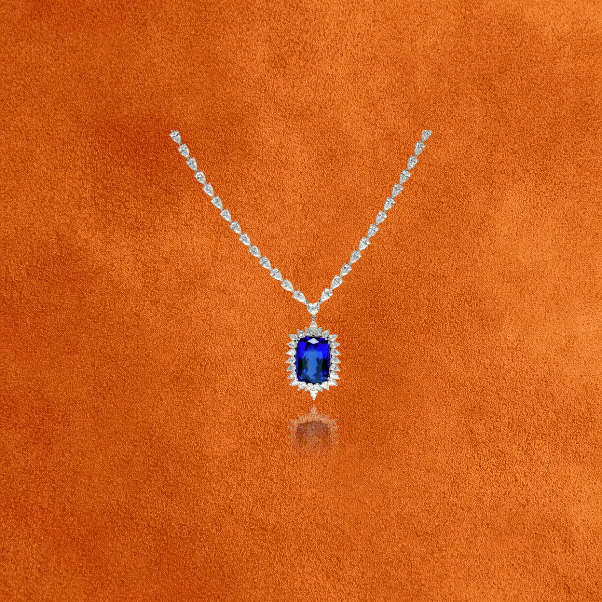 Tanzanite and Diamond Necklace