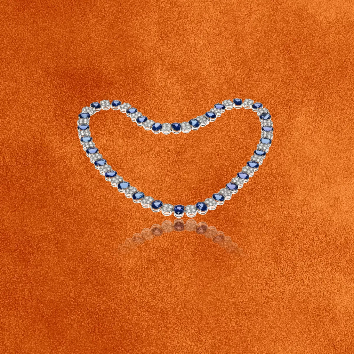 Tanzanite And Diamond Necklace