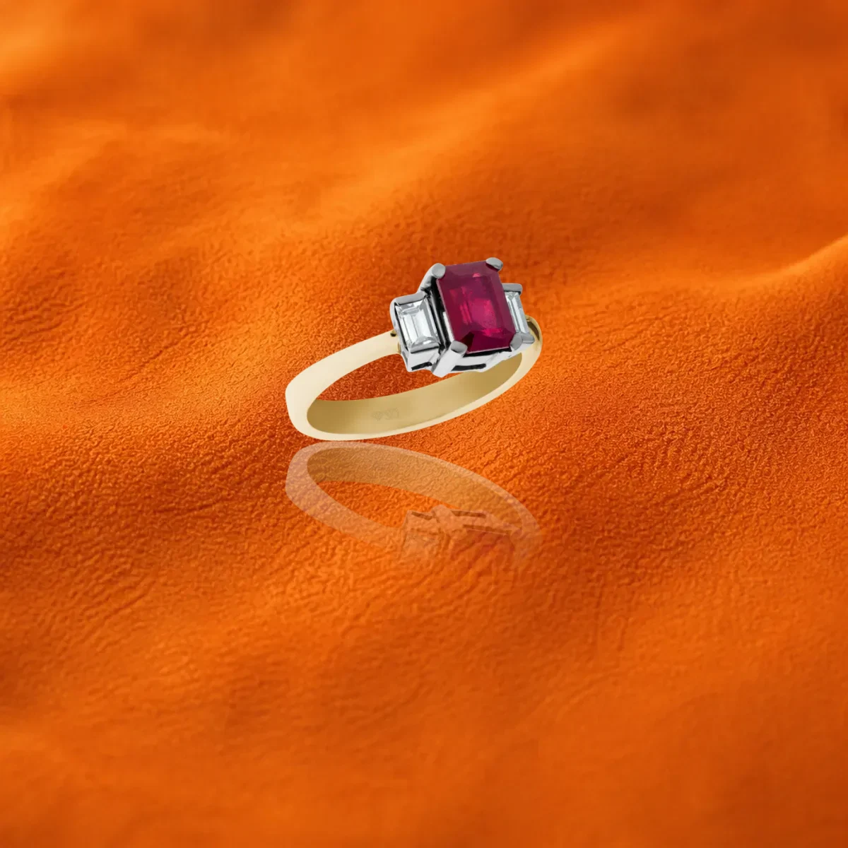 Ruby And Diamond Ring