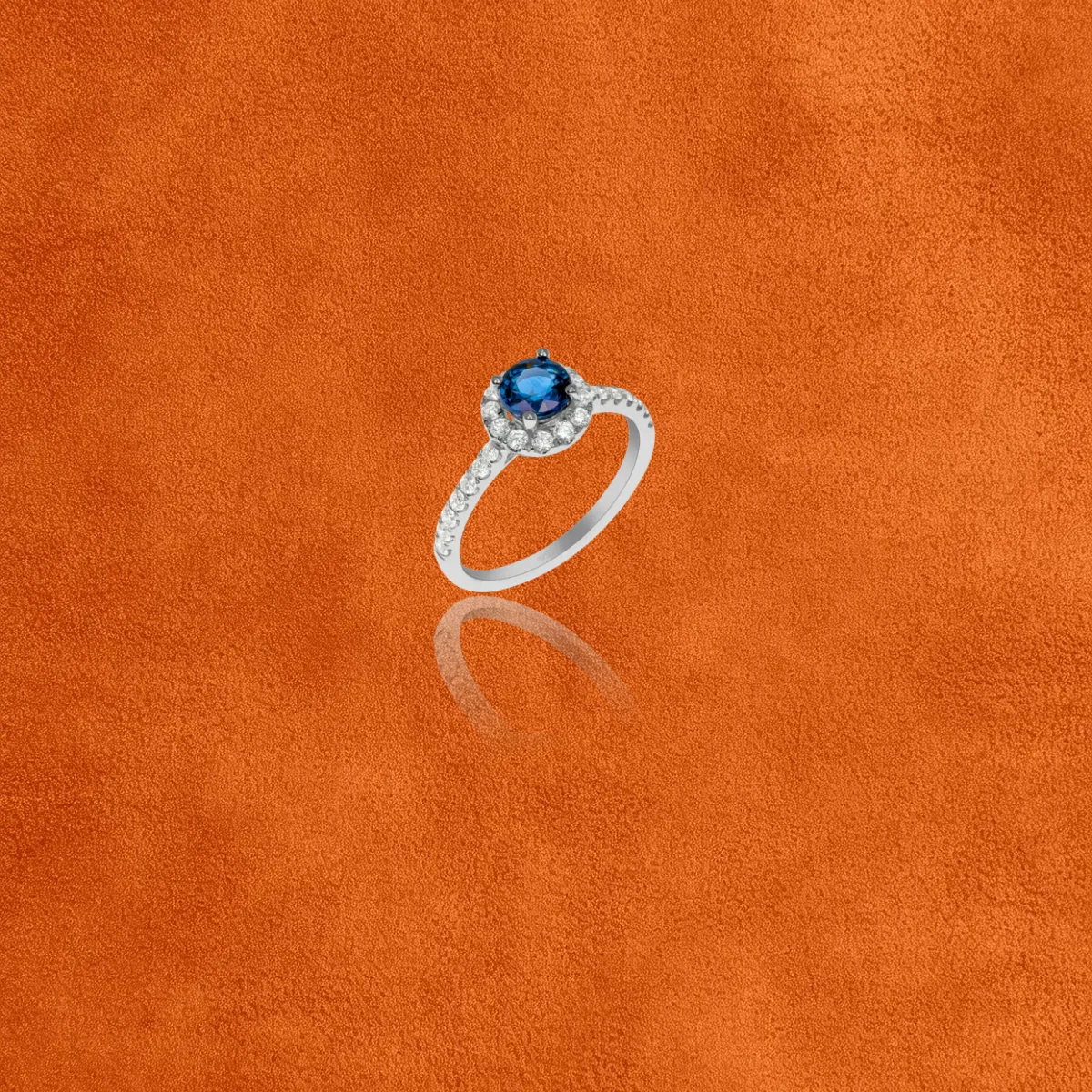 Sapphire And Diamond Ring