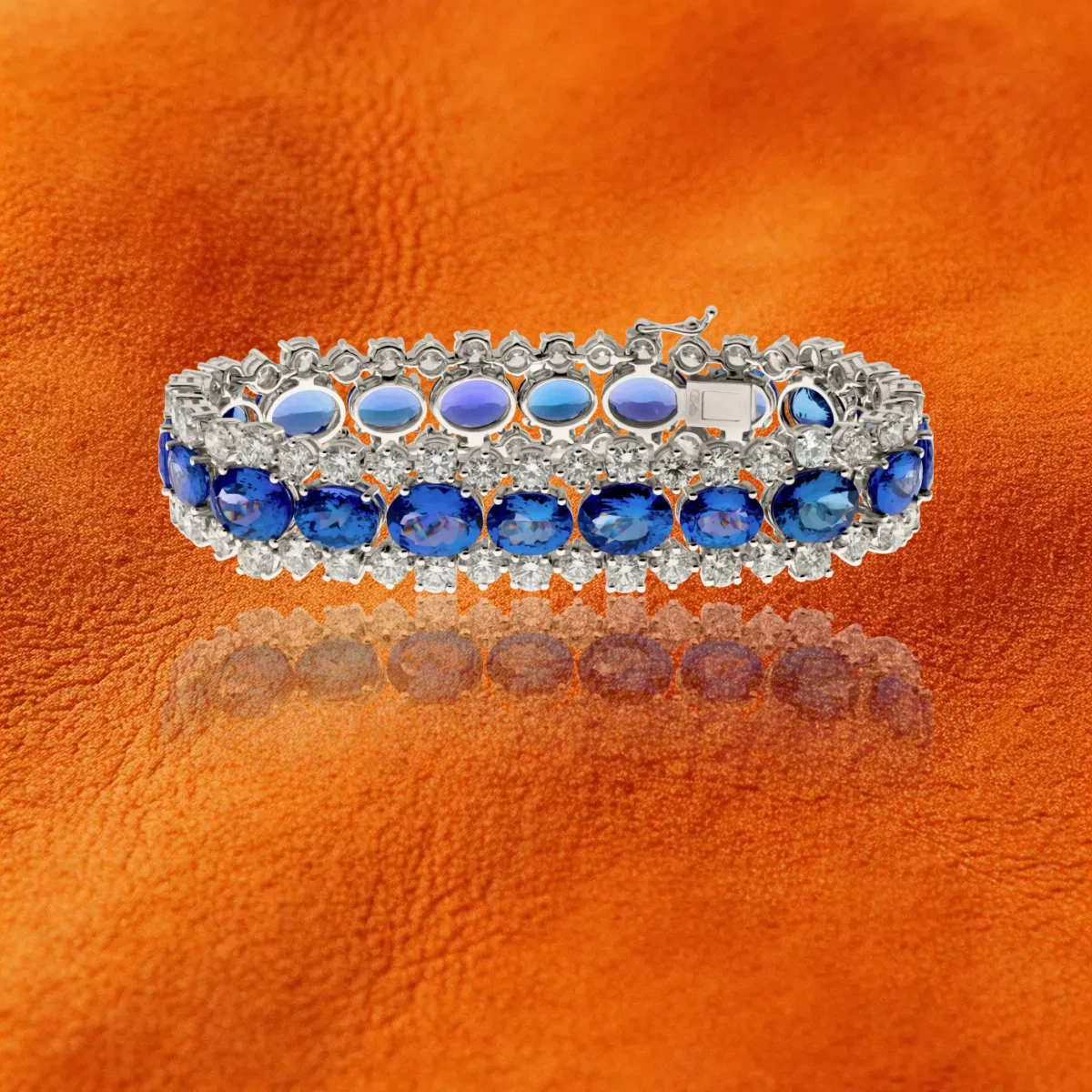 Tanzanite And Diamond Bracelet
