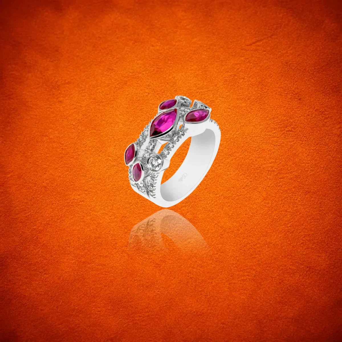 Ruby And Diamond Ring