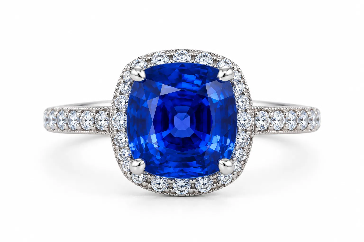 Sapphire And Diamond Ring