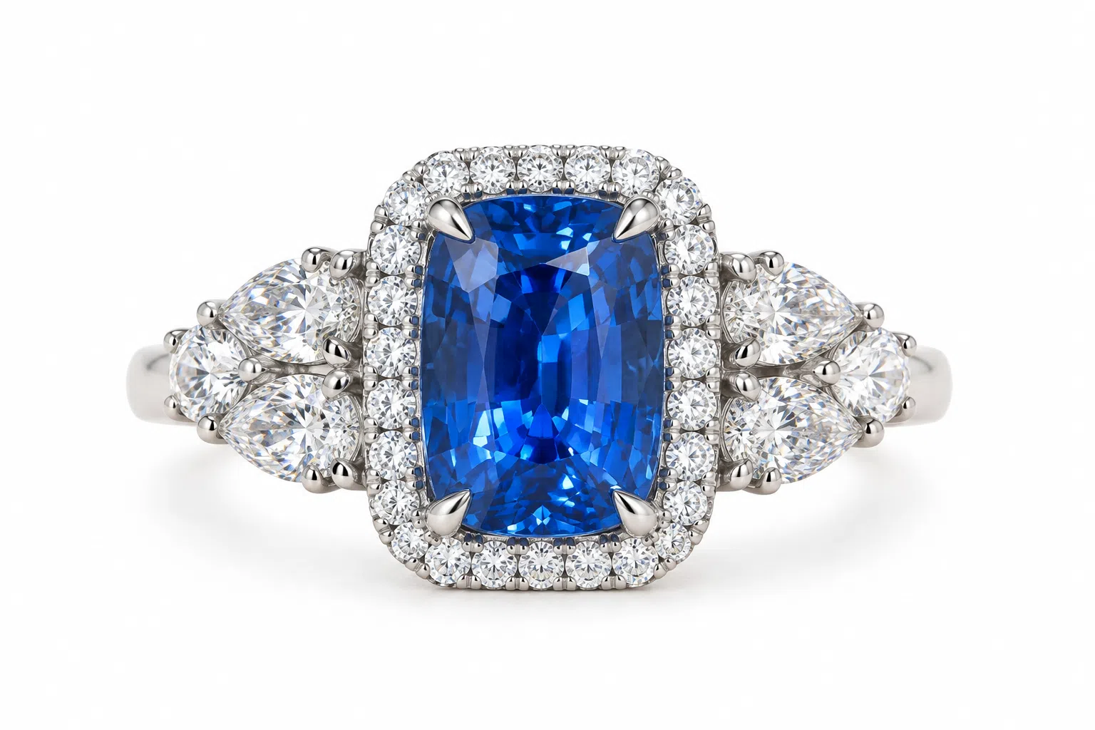 Sapphire And Diamond Ring