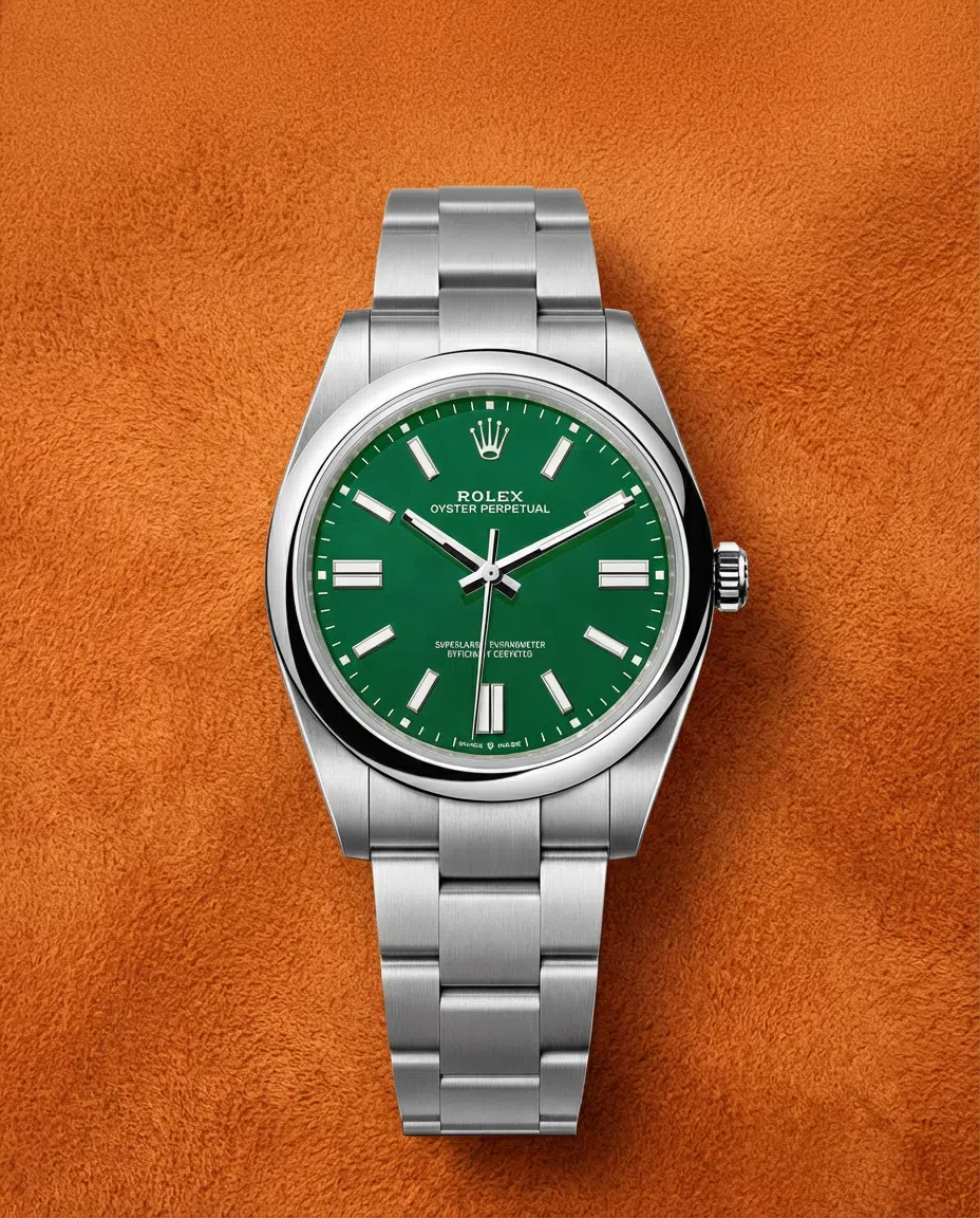Rolex Oyster Perpetual 41mm Green Dial