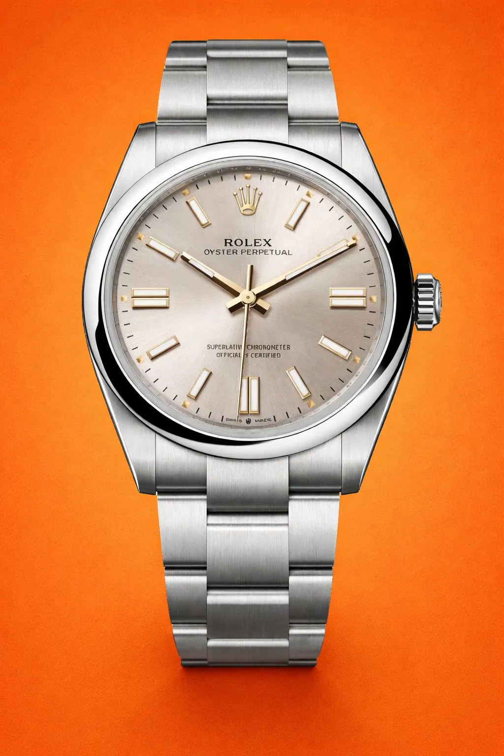 Rolex Oyster Perpetual 41mm Silver Dial