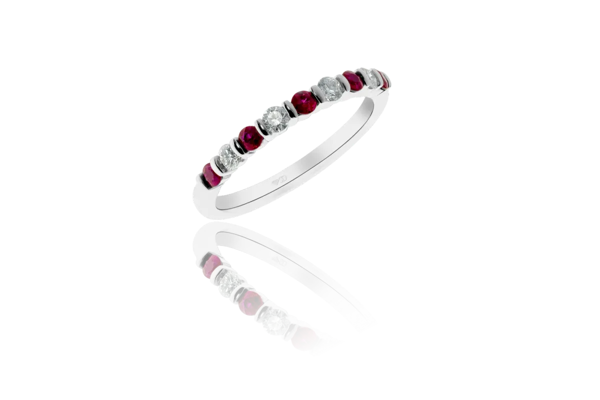 Diamond And Ruby Ring view 3