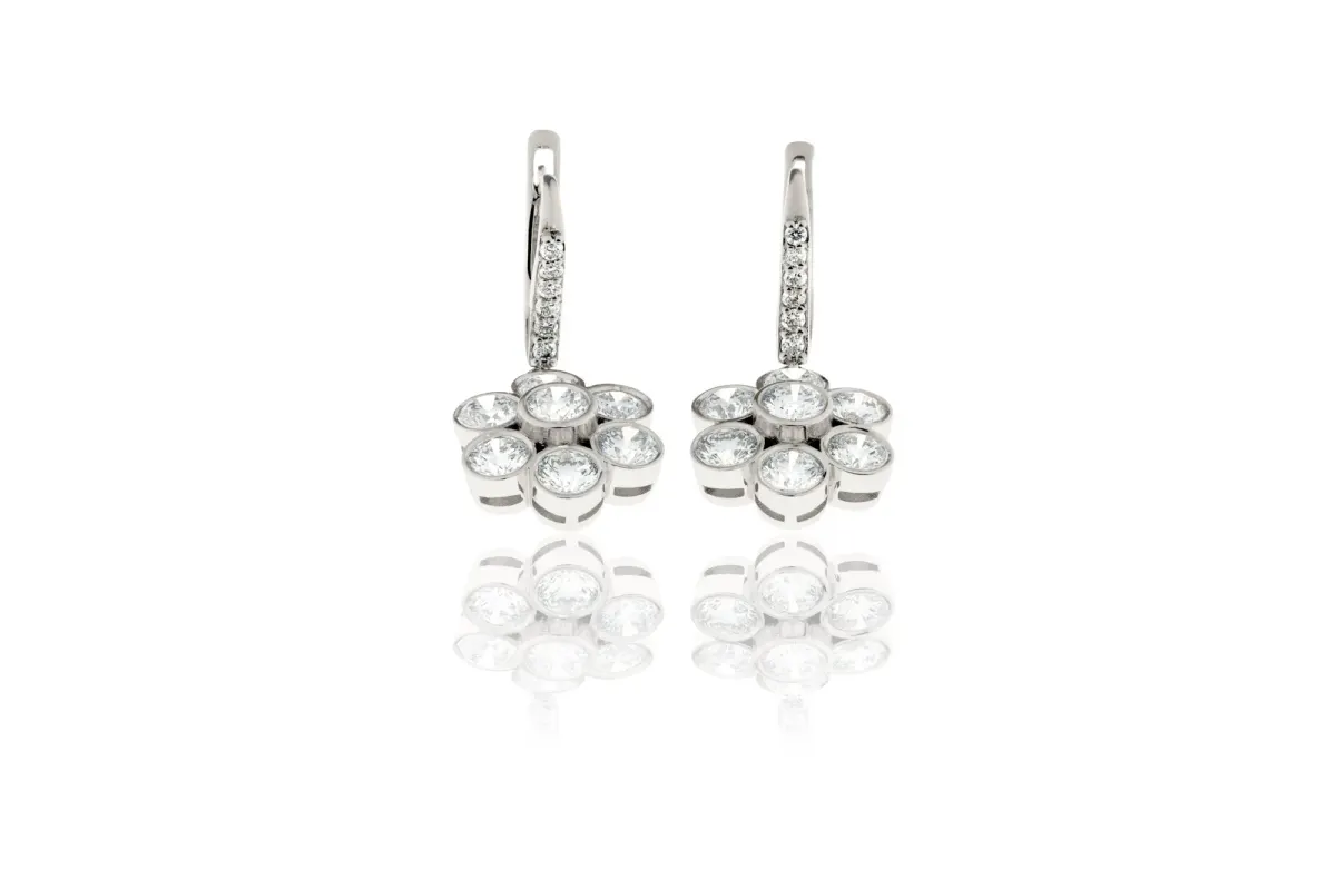 Diamond Earrings view 2
