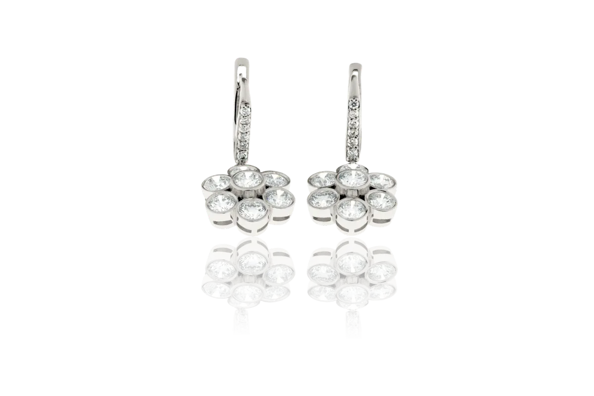 Diamond Earrings view 3