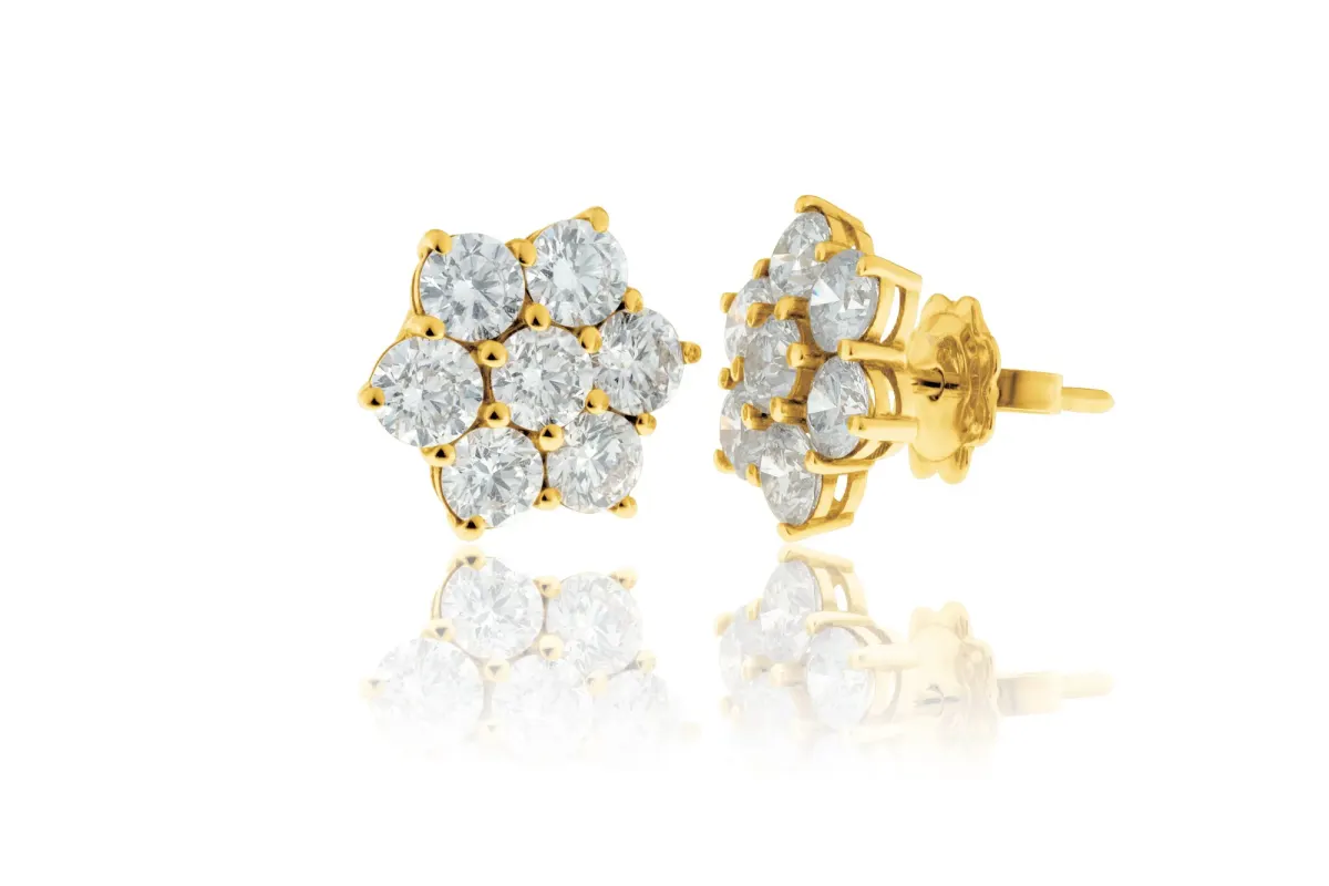 Diamond Earrings view 2