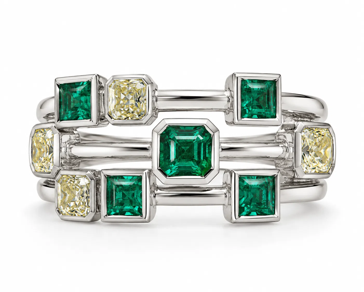 Emerald And Diamond Ring