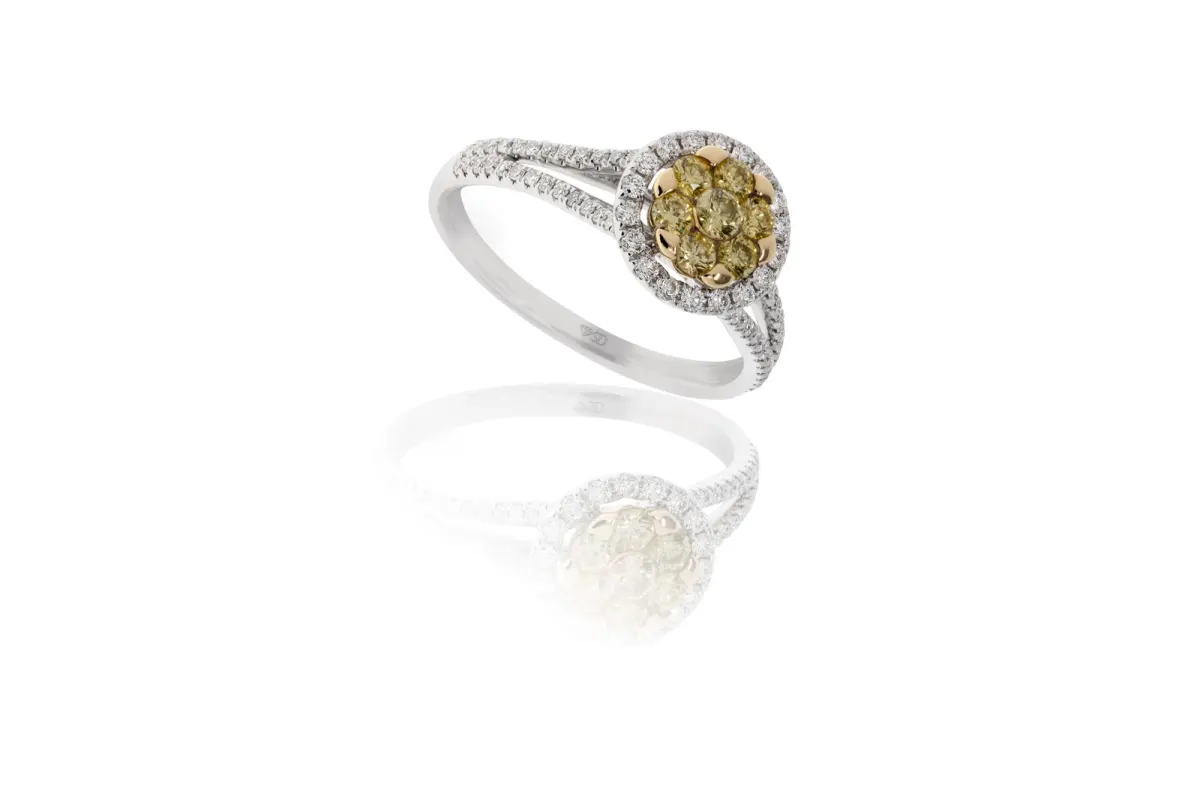 Yellow Diamond Ring view 2