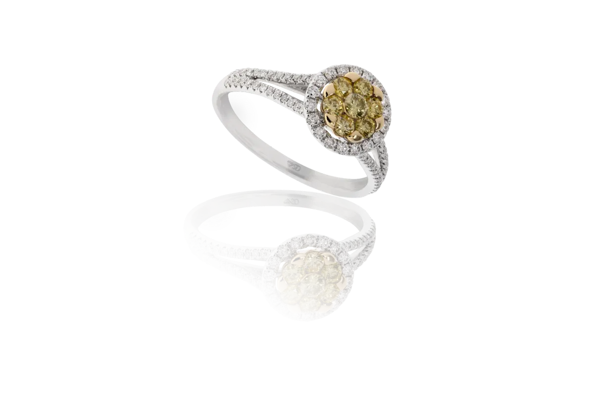 Yellow Diamond Ring view 3