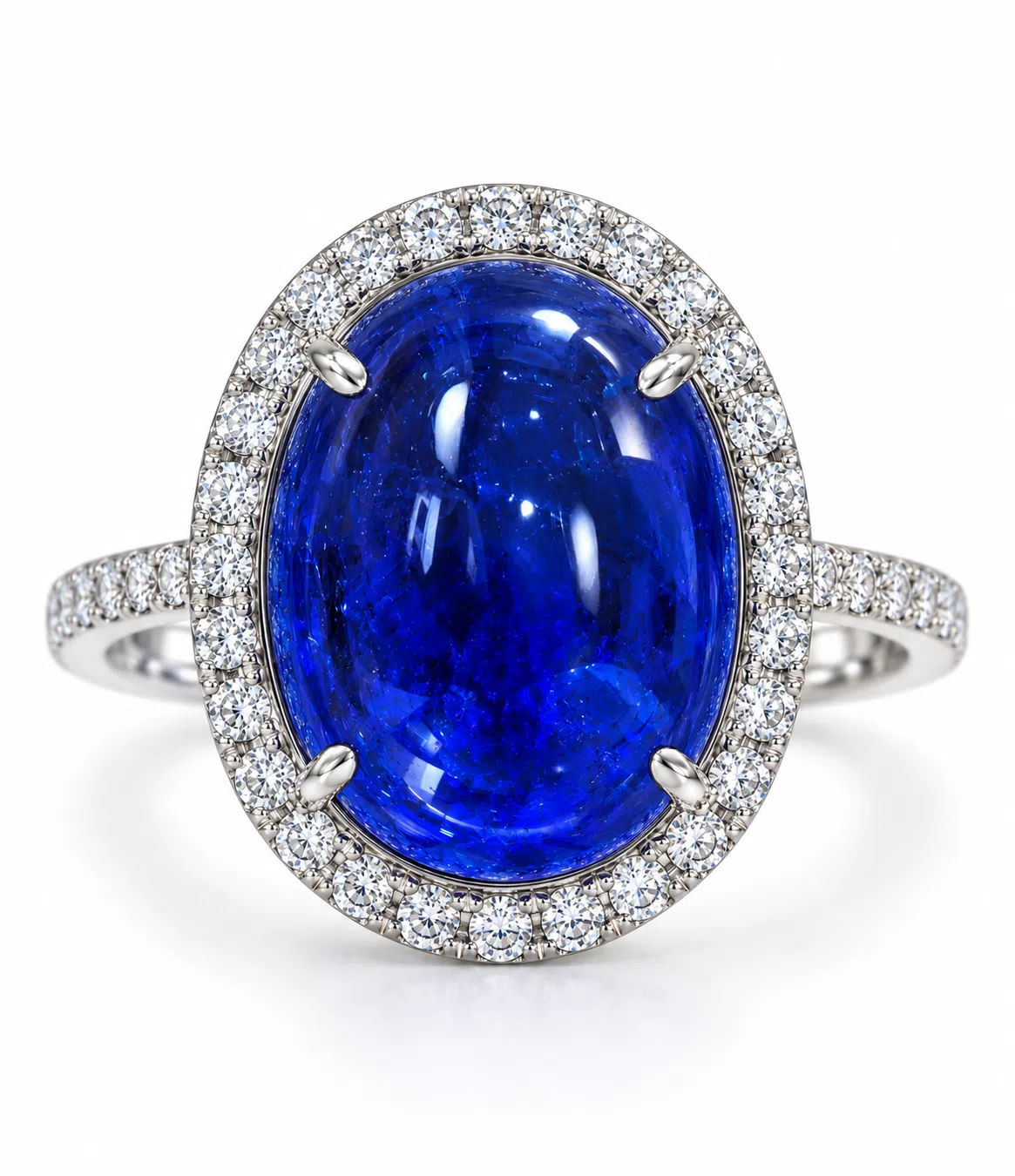 Tanzanite And Diamond Ring