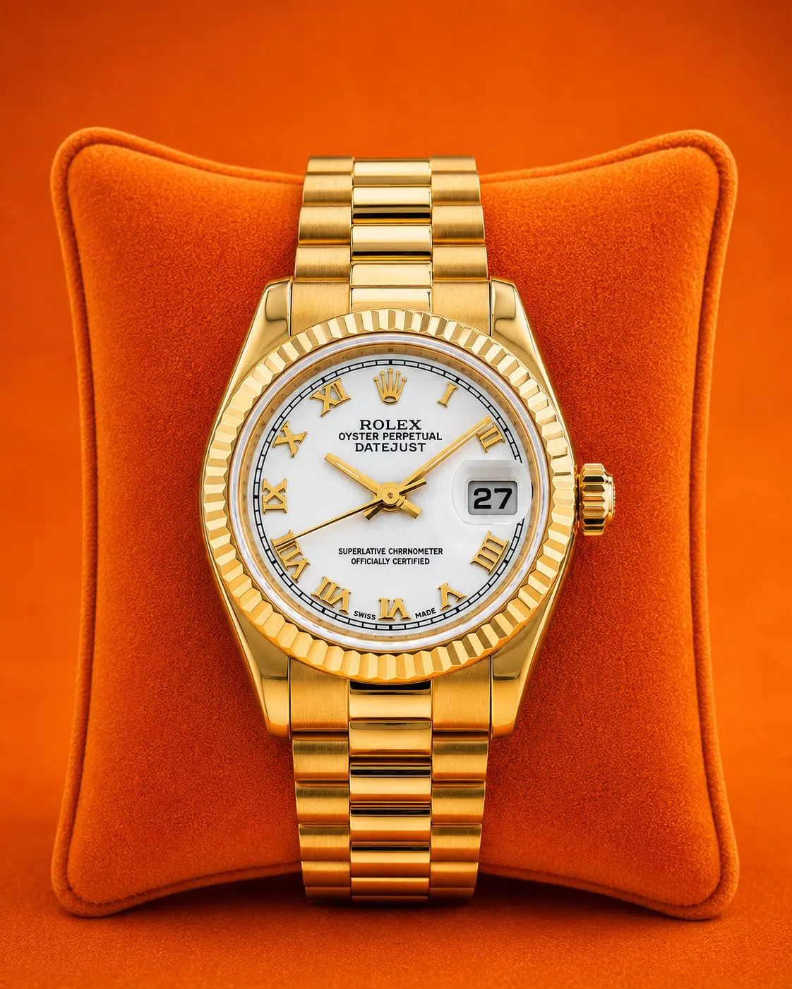 Rolex Ladies Datejust 26mm Yellow Gold