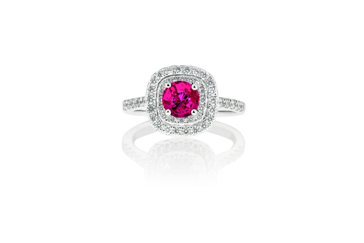 Ruby And Diamond Ring view 3