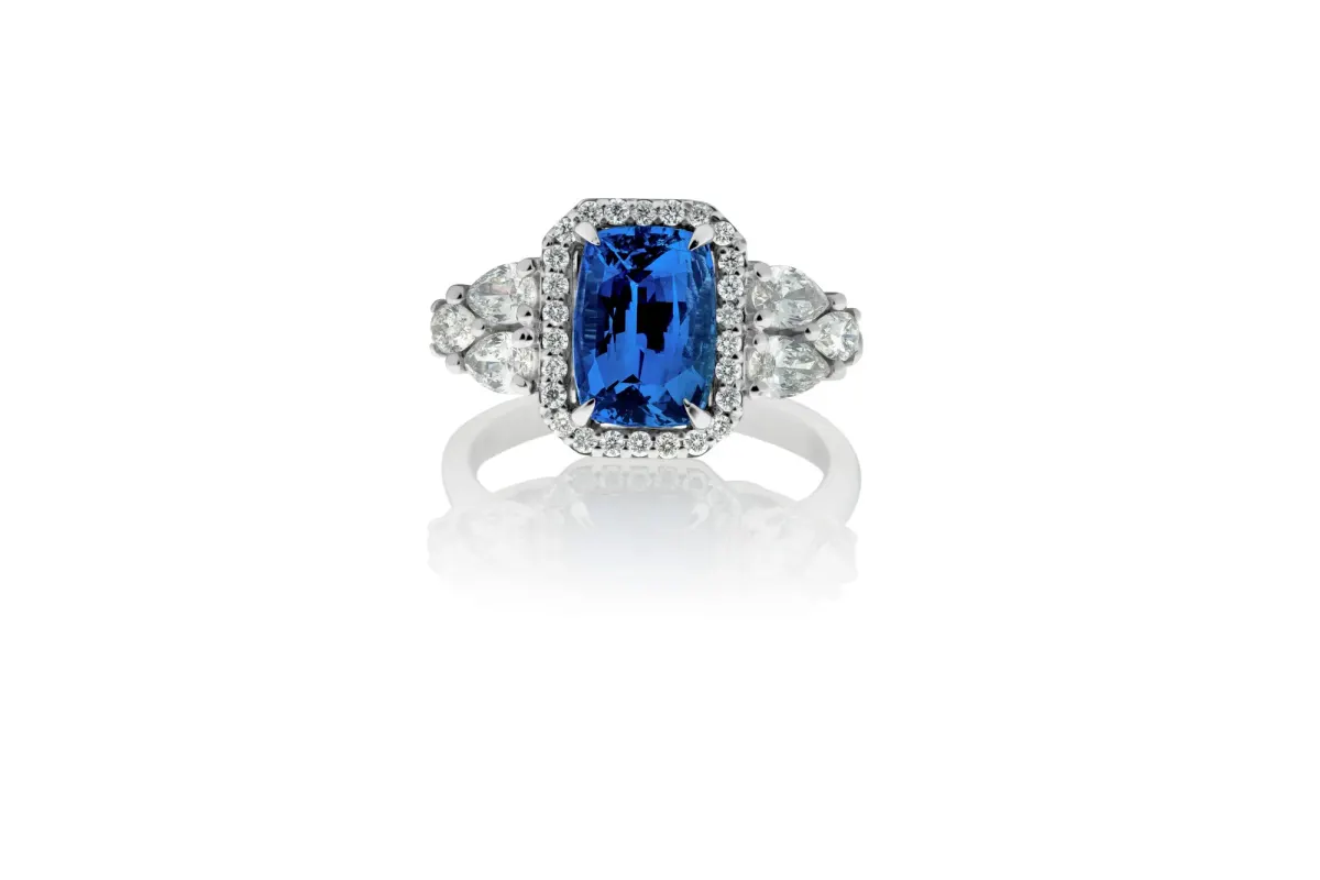 Sapphire And Diamond Ring